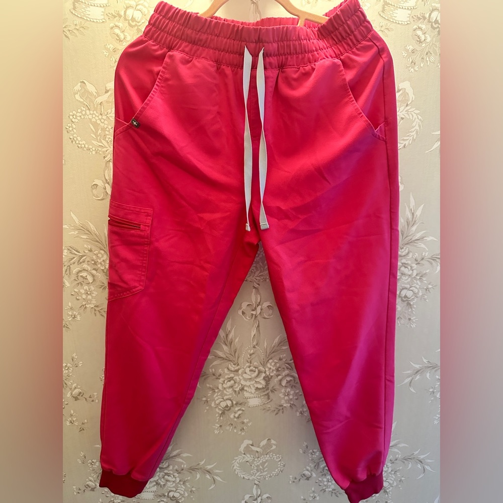 Figs Hot Pink High Waisted joggers SP